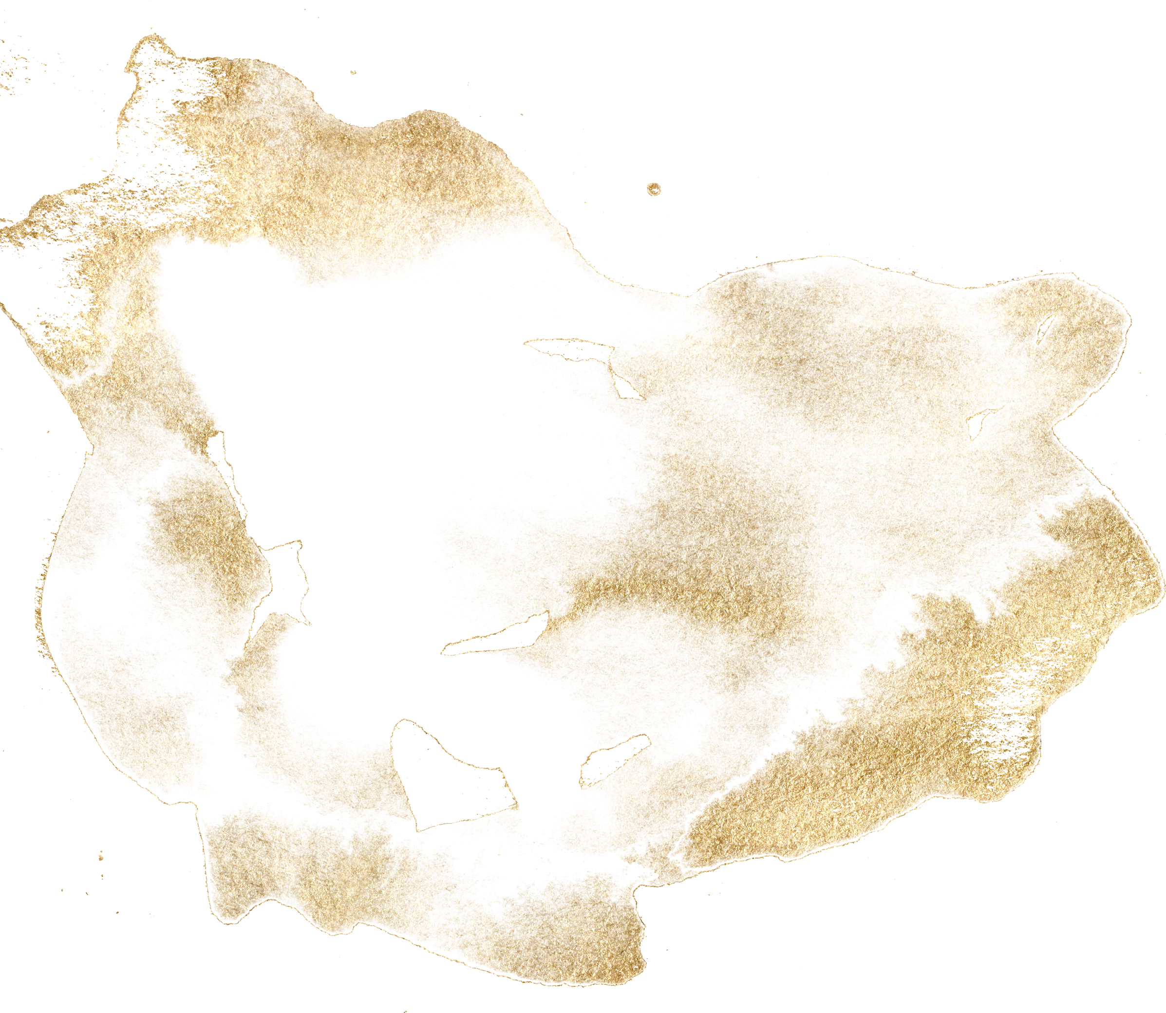 Watercolor golden background